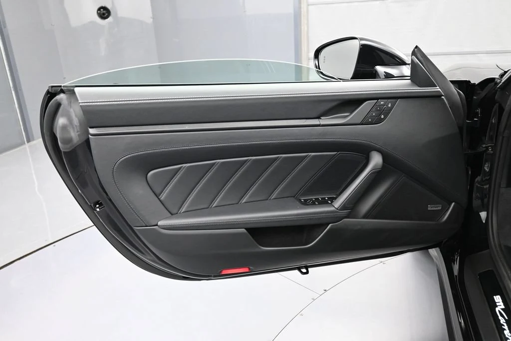 2026 Porsche 911 Carrera 4 GTS Cabriolet interior, door panel, Black