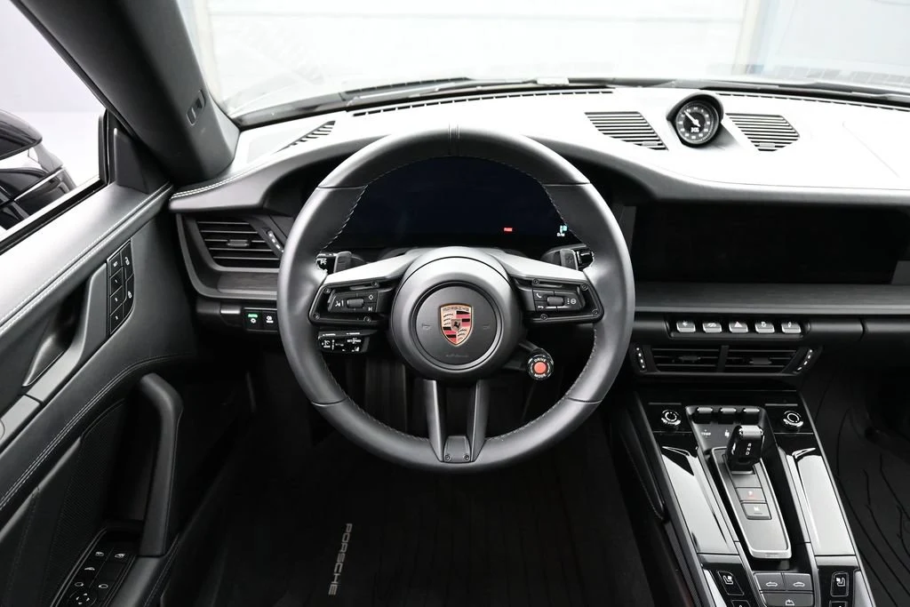 2026 Porsche 911 Carrera 4 GTS Cabriolet interior, dashboard, Black