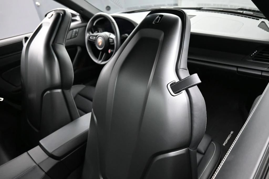 2026 Porsche 911 Carrera 4 GTS Cabriolet interior, Black