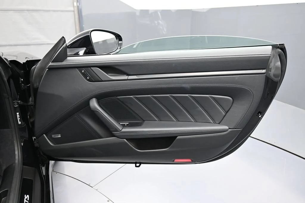 2026 Porsche 911 Carrera 4 GTS Cabriolet interior, door panel, Black