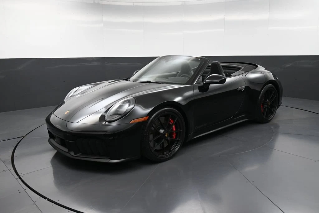 2026 Porsche 911 Carrera 4 GTS Cabriolet for sale, exterior, Black