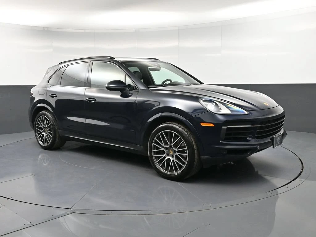 2022 Porsche Cayenne for sale, front three-quarter view, Blue