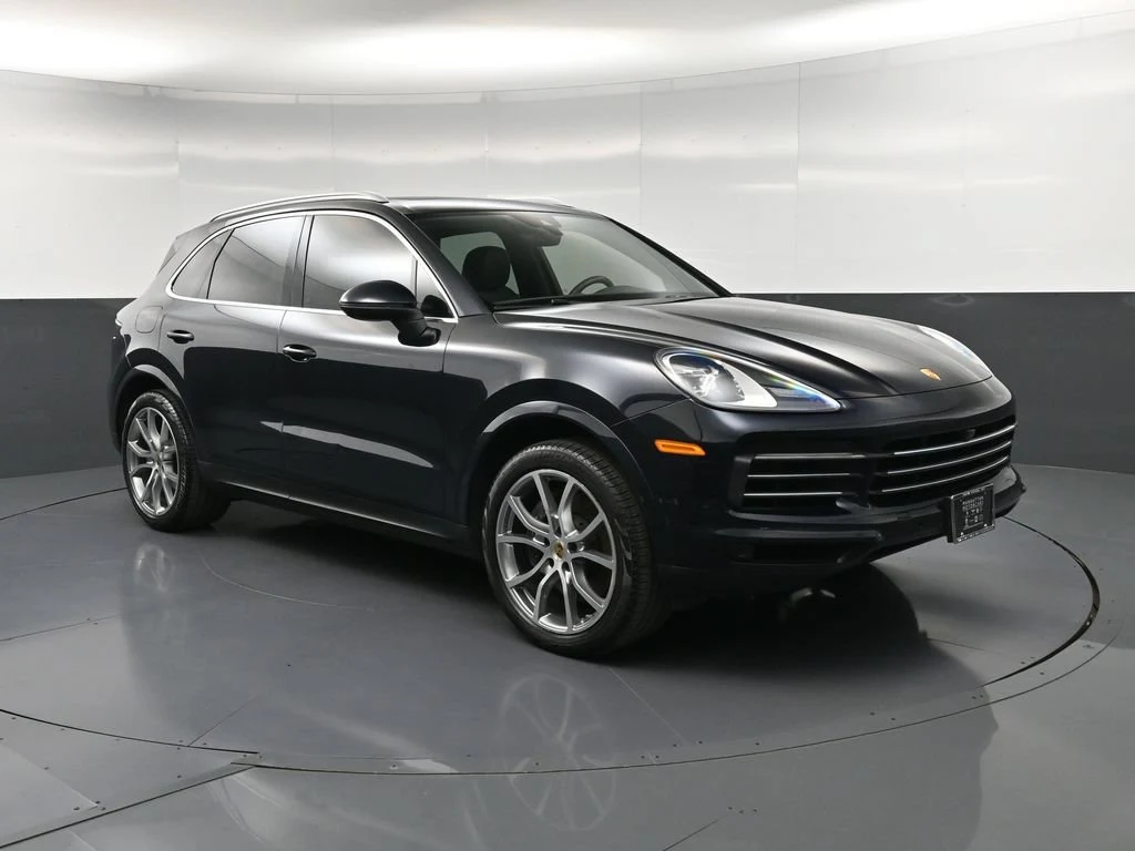 2023 Porsche Cayenne for sale, front three-quarter view, Blue