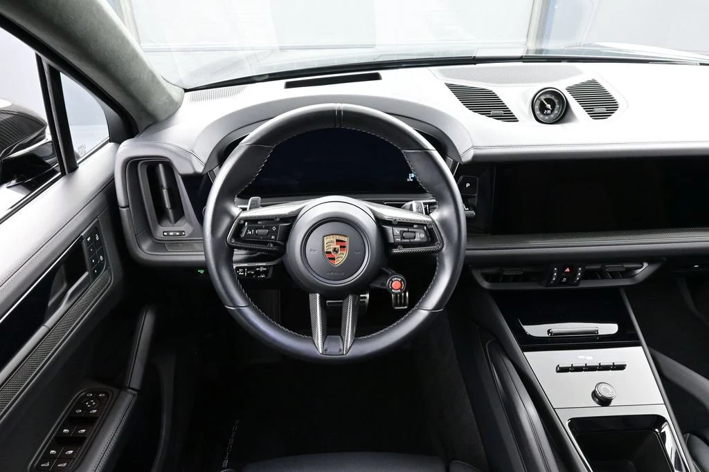 2024 Porsche Cayenne Turbo GT interior, dashboard, Black