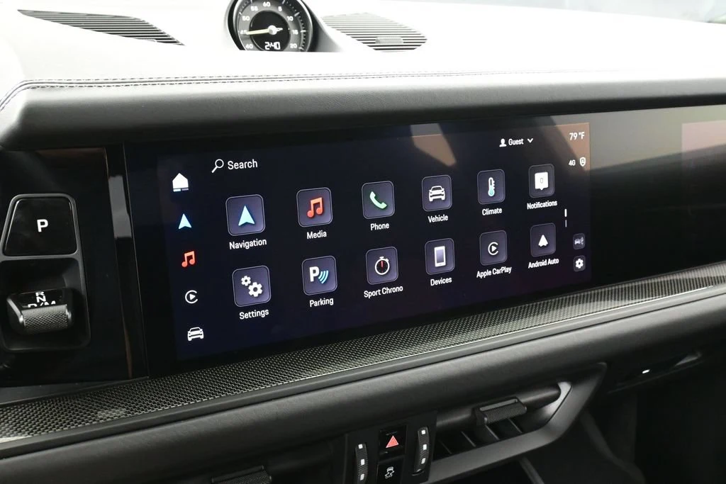 2024 Porsche Cayenne Turbo GT interior, Black