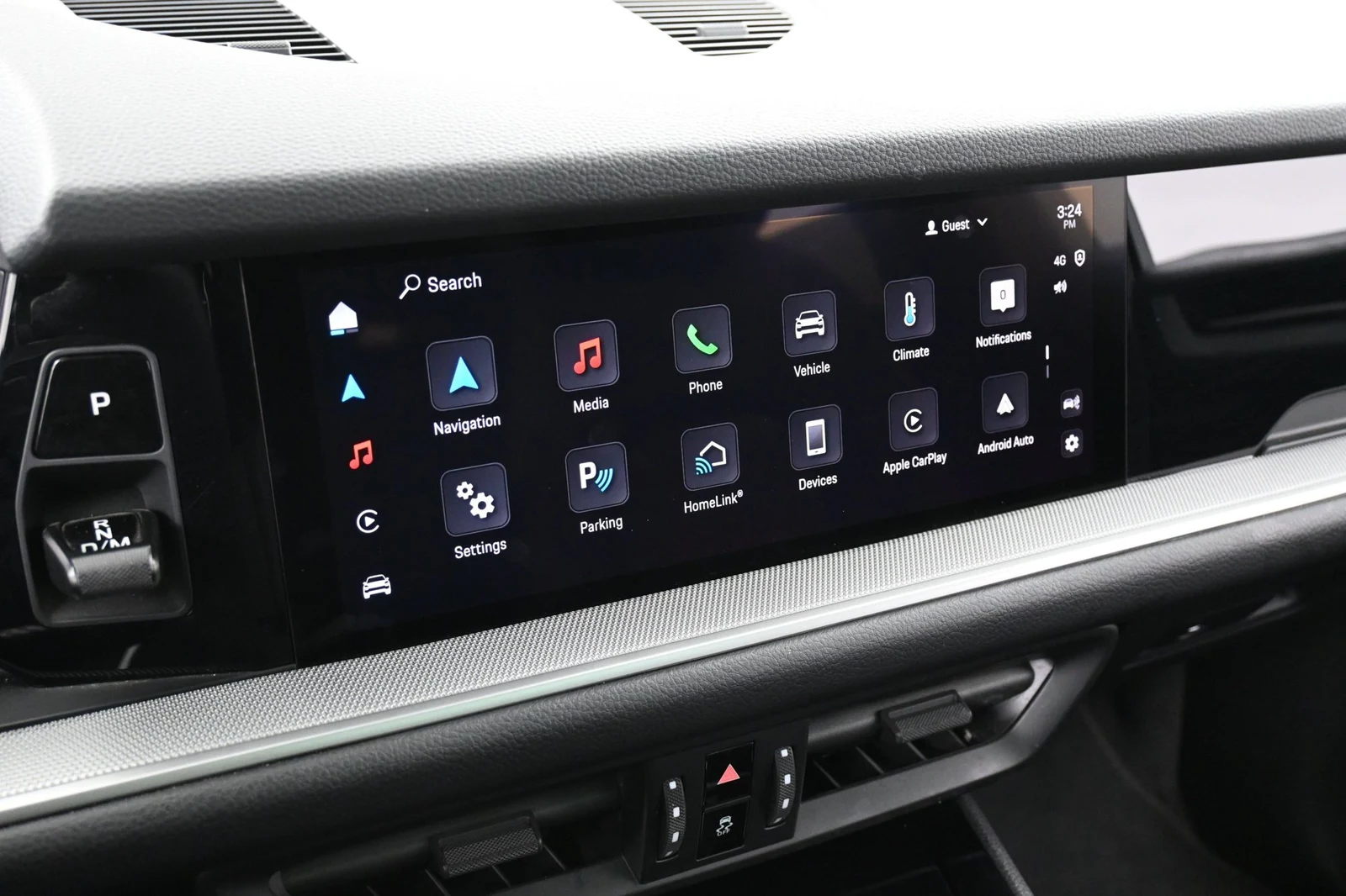 2024 Porsche Cayenne interior, Black