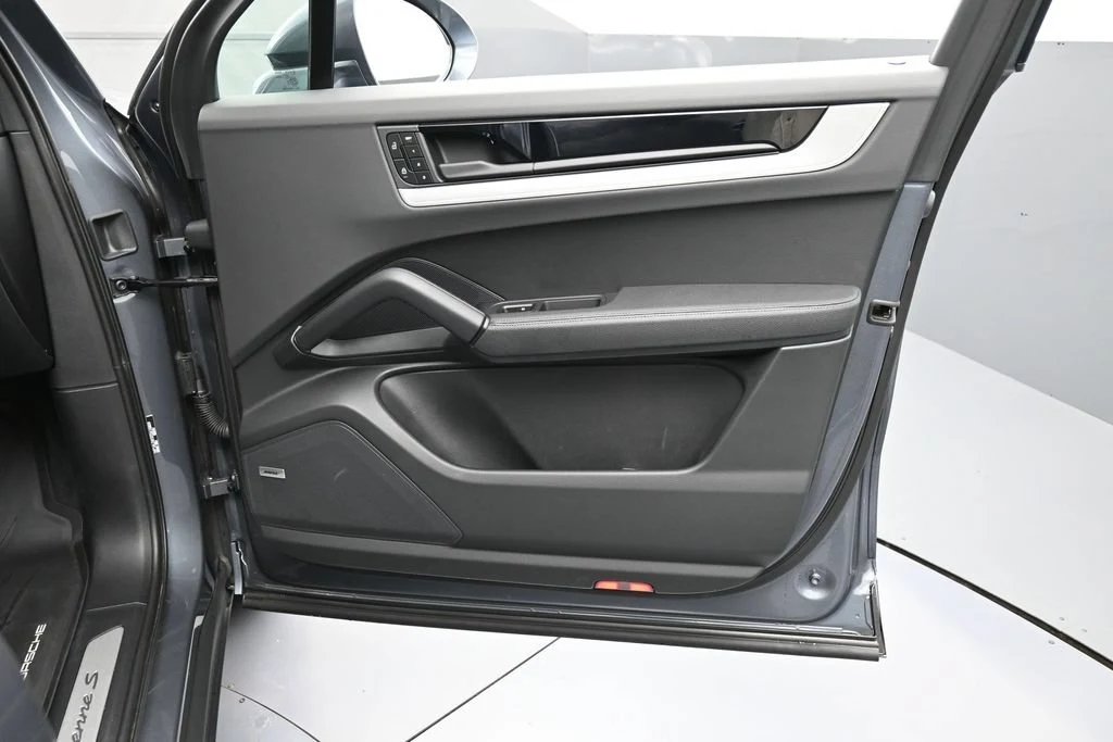 2026 Porsche Cayenne S interior, door panel, Black