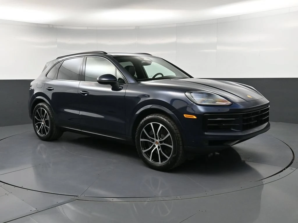 2026 Porsche Cayenne for sale, front three-quarter view, Blue
