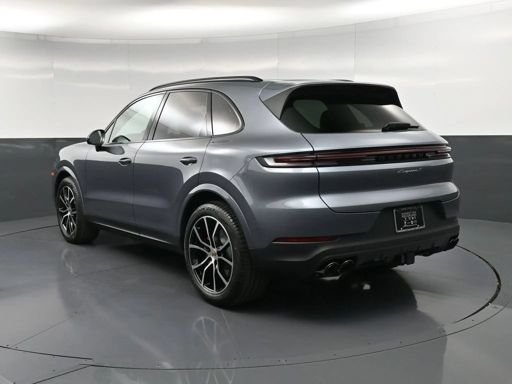 2026 Porsche Cayenne S, rear three-quarter view, Grey