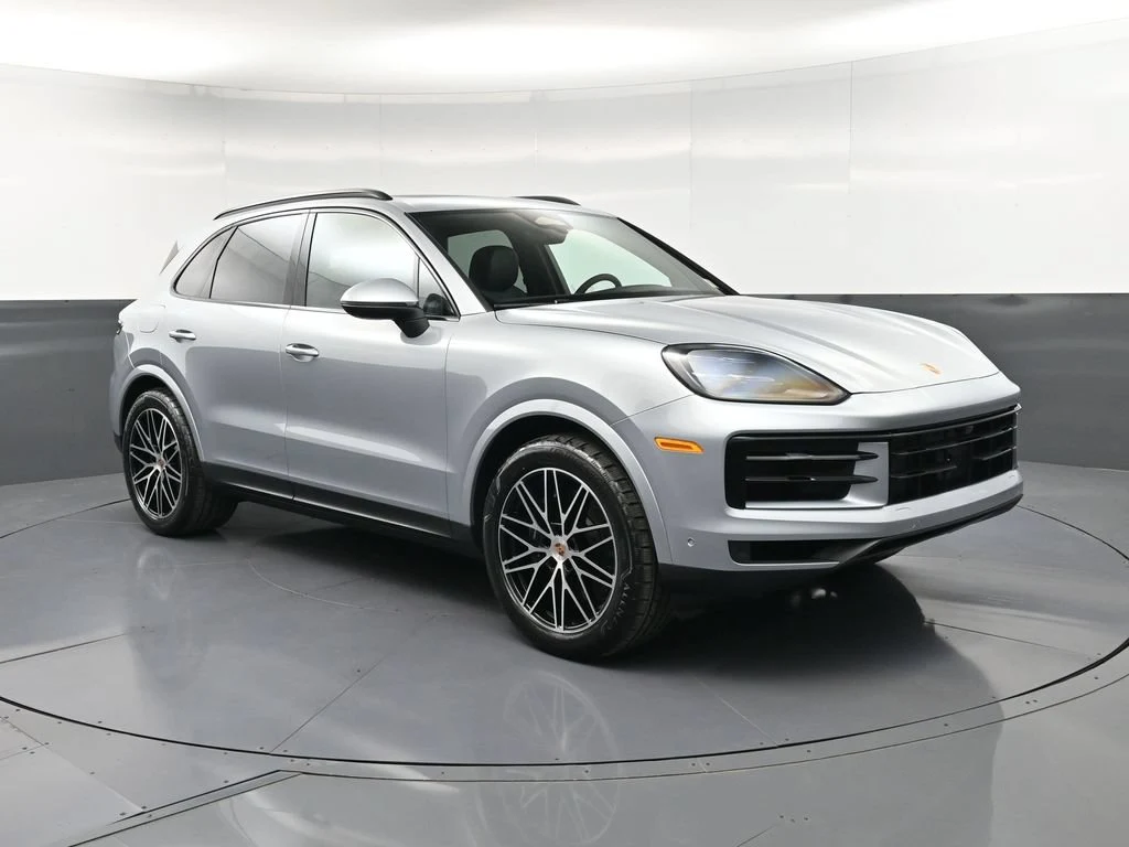 2026 Porsche Cayenne for sale, front three-quarter view, Silver