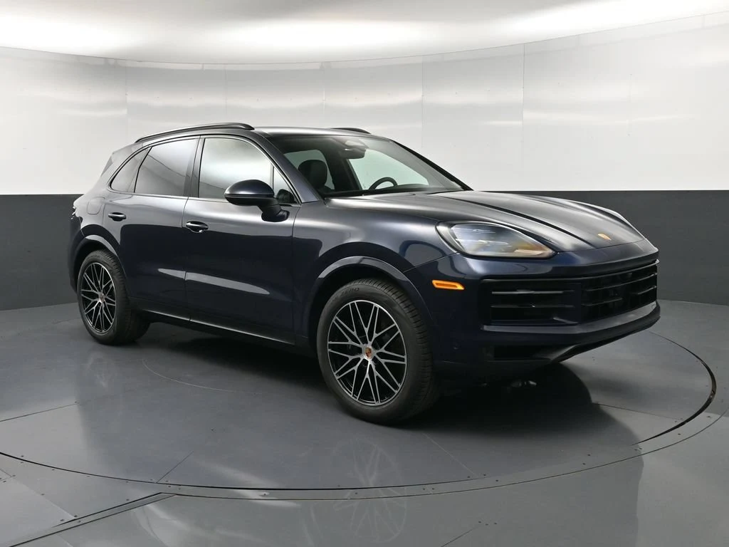 2026 Porsche Cayenne for sale, front three-quarter view, Blue