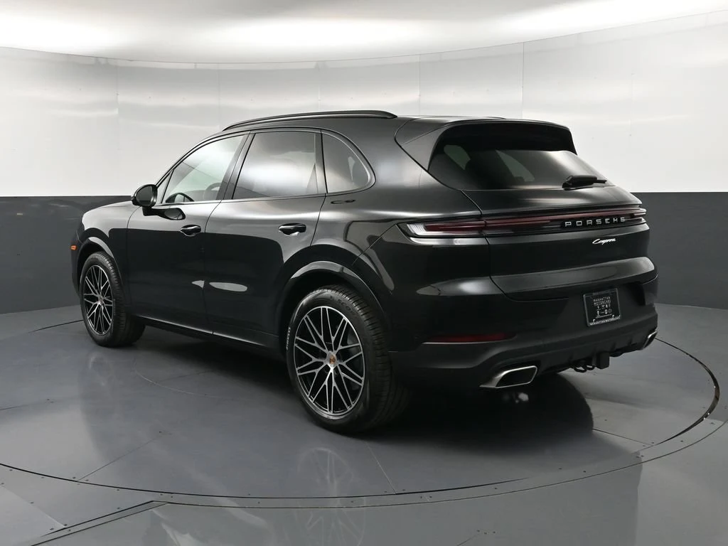 2026 Porsche Cayenne, rear three-quarter view, Black