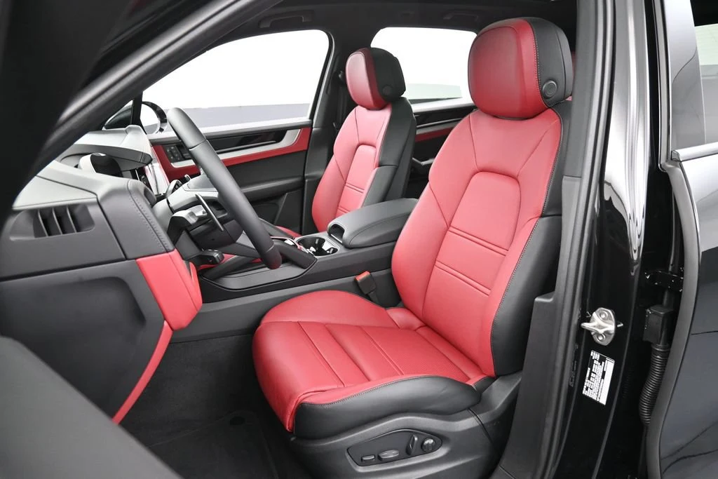 2026 Porsche Cayenne interior, seats, Black/Bordeaux Red