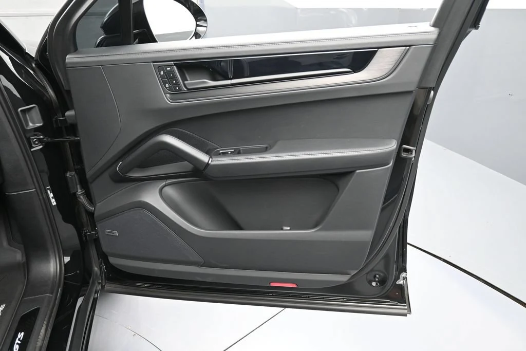 2025 Porsche Cayenne GTS Coupe interior, door panel, Black