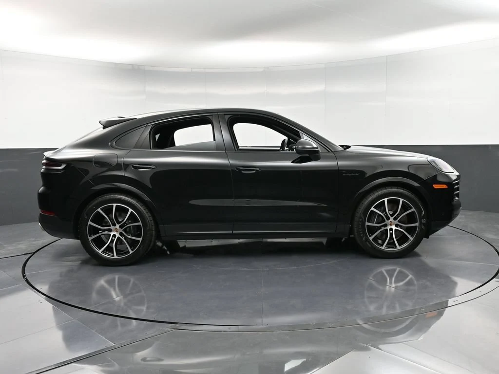 2026 Porsche Cayenne E-Hybrid Coupe, side profile, Black