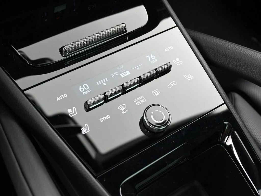2026 Porsche Cayenne E-Hybrid Coupe interior, center console, Black