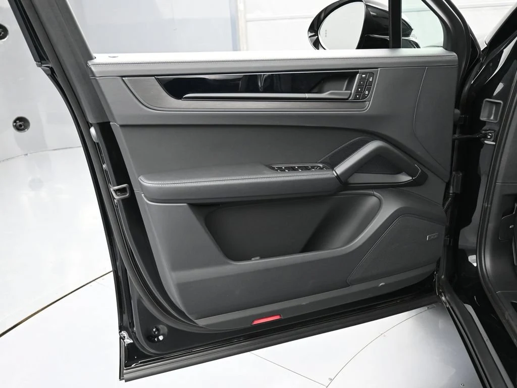 2026 Porsche Cayenne GTS Coupe interior, door panel, Black