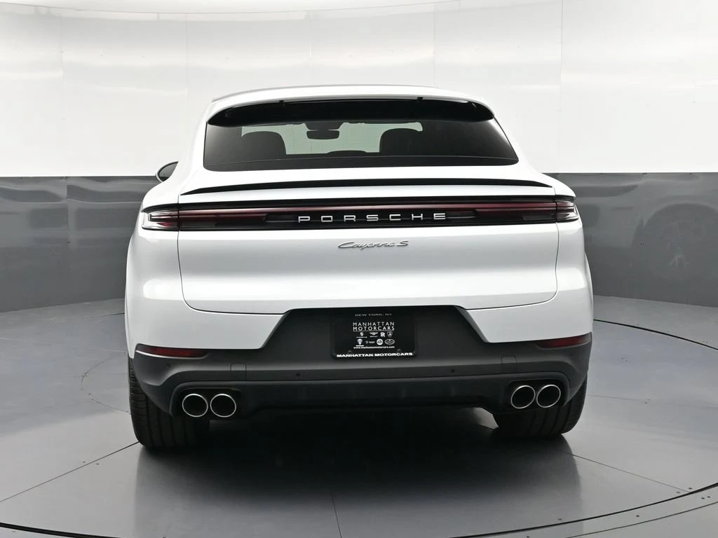 2026 Porsche Cayenne S Coupe, rear three-quarter view, White