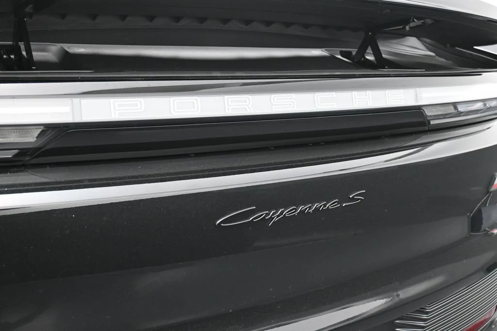 2026 Porsche Cayenne S Electric Coupe interior, door sill, Black