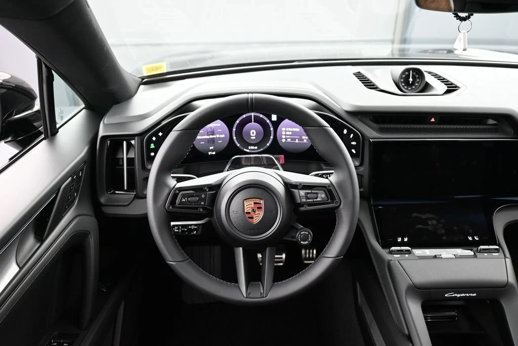 2026 Porsche Cayenne S Electric Coupe interior, dashboard, Black