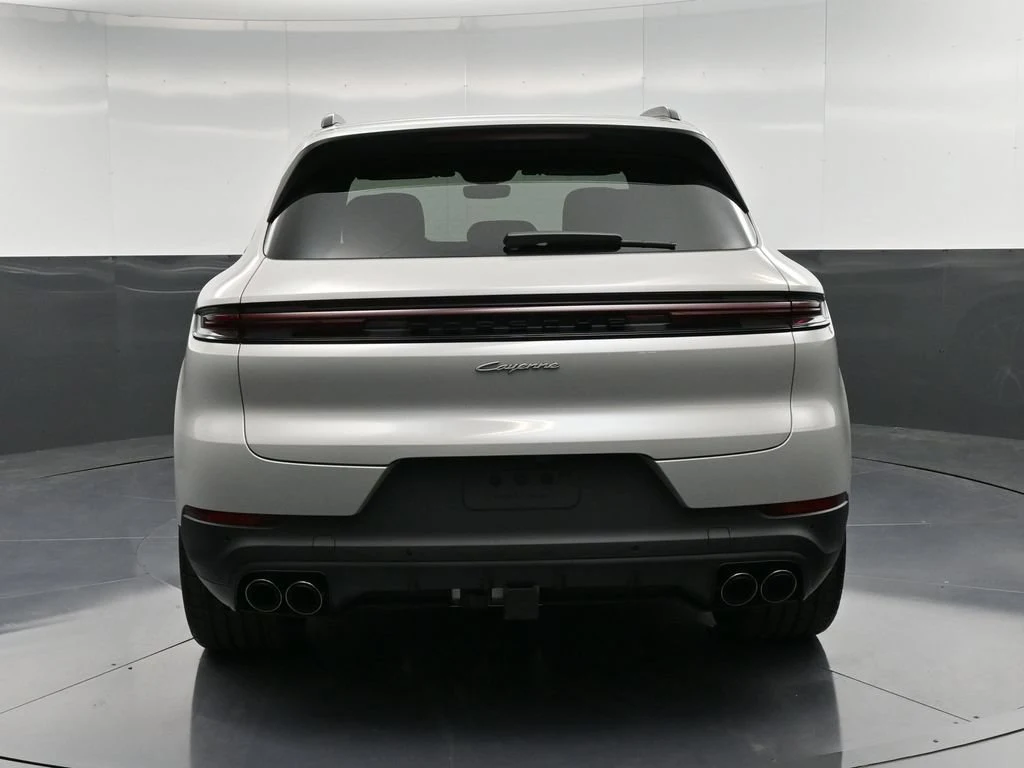 2026 Porsche Cayenne E-Hybrid, rear three-quarter view, Grey