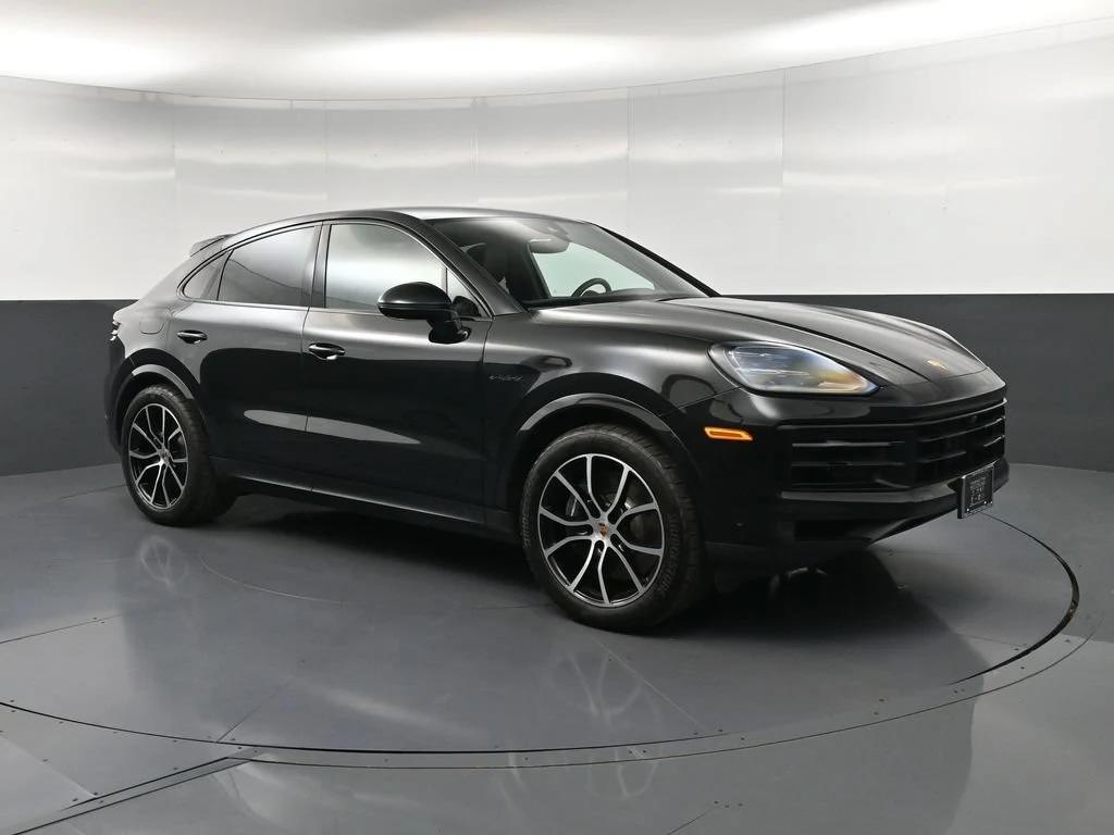 2025 Porsche Cayenne E-Hybrid Coupe for sale, exterior, Black