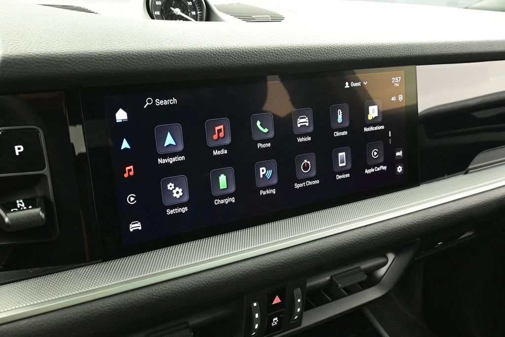 2025 Porsche Cayenne E-Hybrid Coupe interior, Black