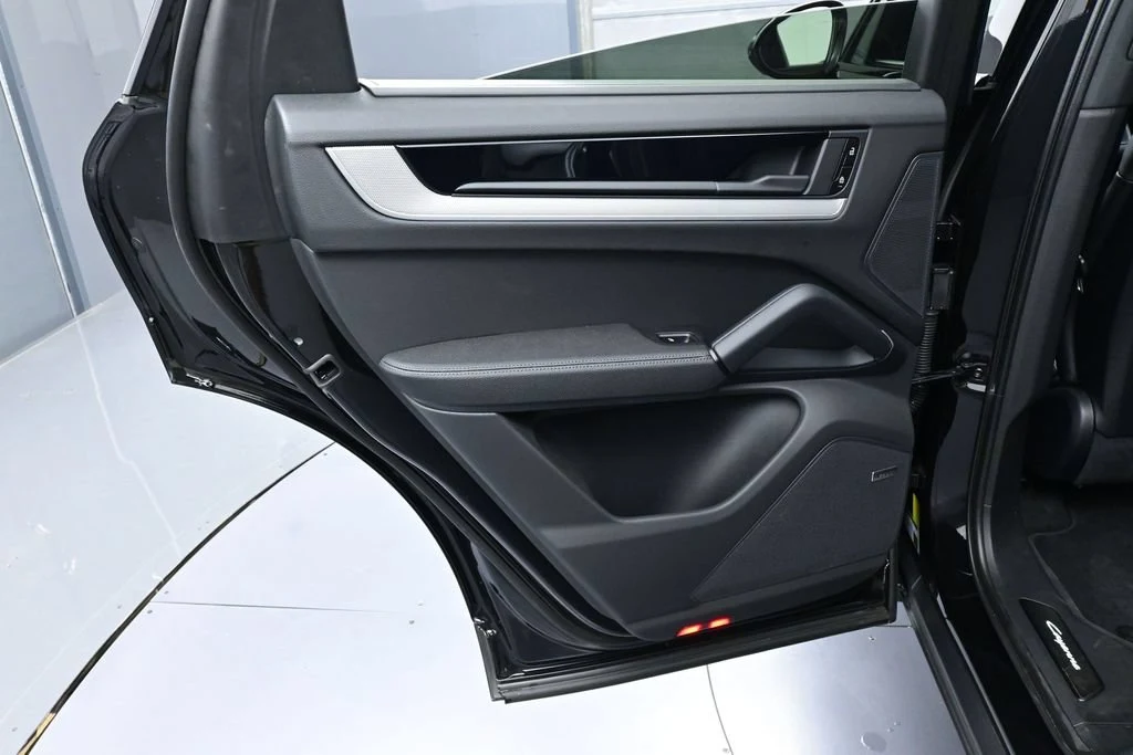 2025 Porsche Cayenne E-Hybrid Coupe interior, door panel, Black