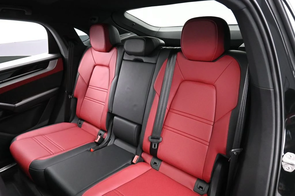 2026 Porsche Cayenne E-Hybrid Coupe interior, seats, Black/Bordeaux Red