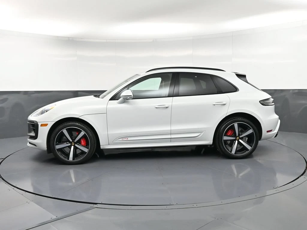 2022 Porsche Macan GTS, side profile, White