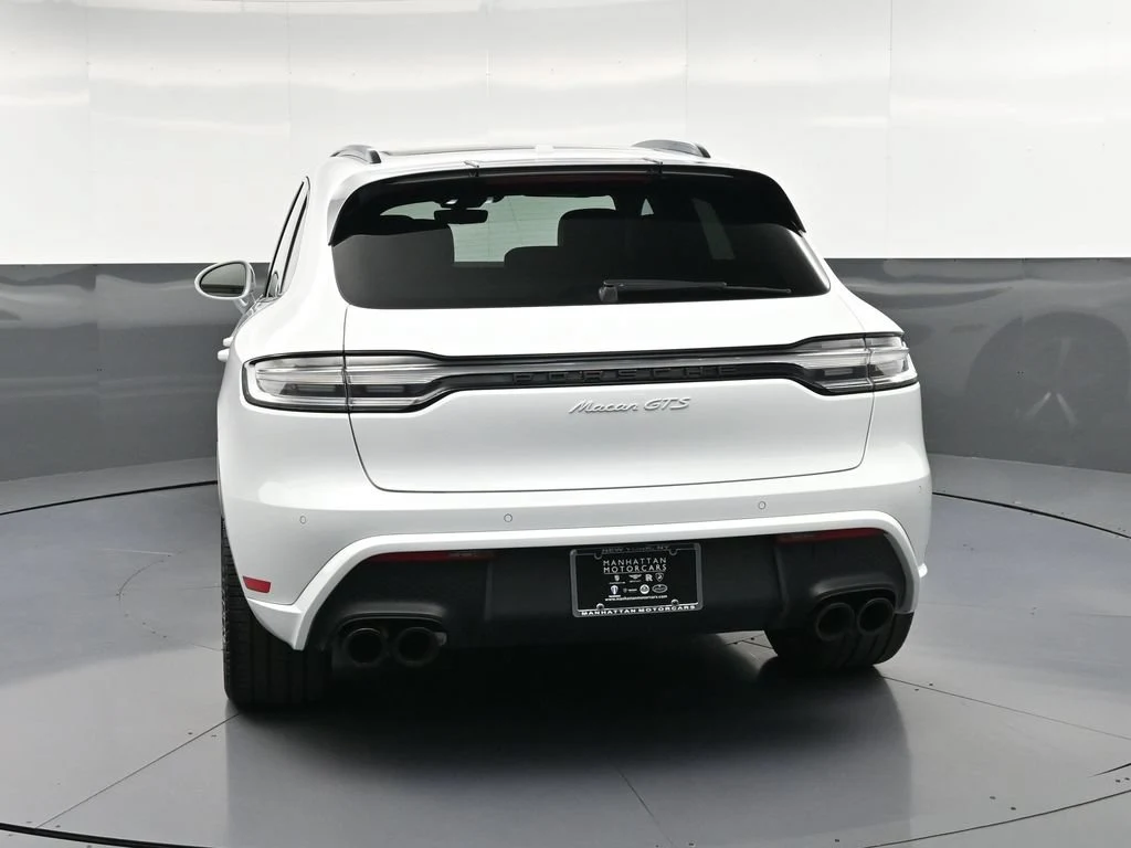 2022 Porsche Macan GTS, rear three-quarter view, White