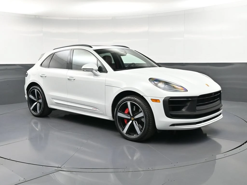 2022 Porsche Macan GTS for sale, front three-quarter view, White