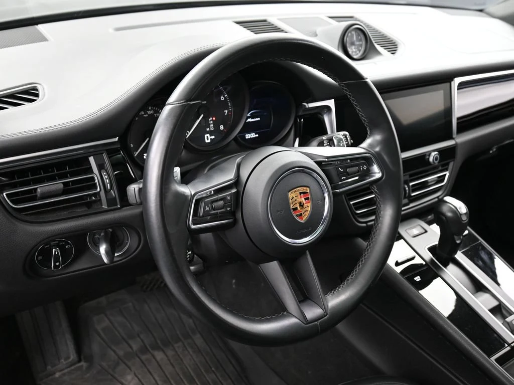 2023 Porsche Macan T interior, Black