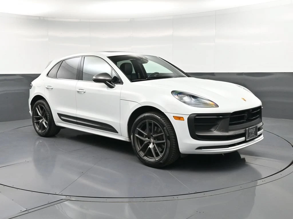 2023 Porsche Macan T for sale, front three-quarter view, White