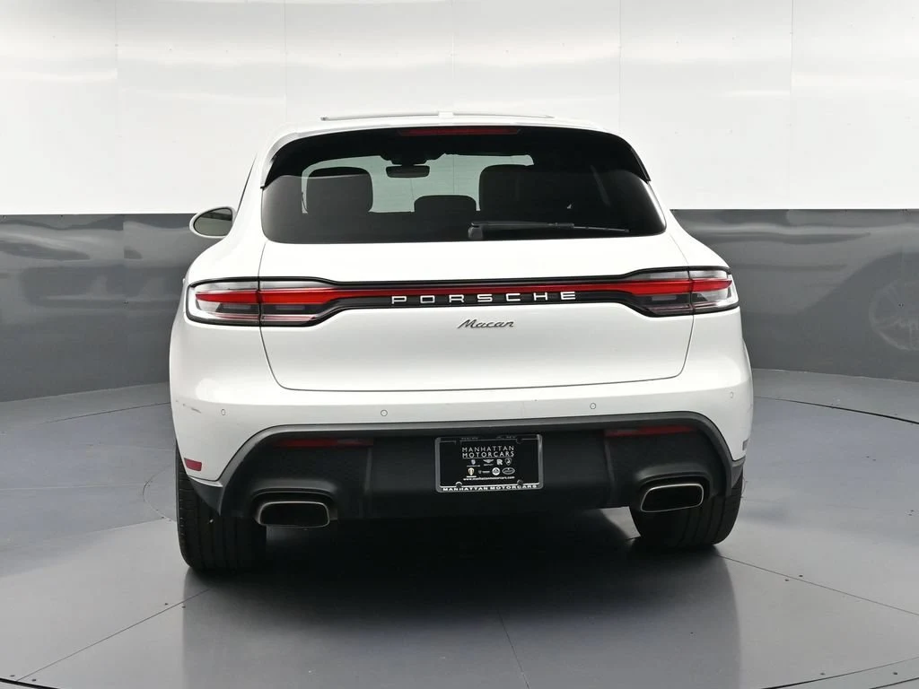 2023 Porsche Macan T, rear three-quarter view, White