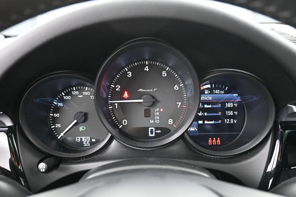 2023 Porsche Macan T interior, Black