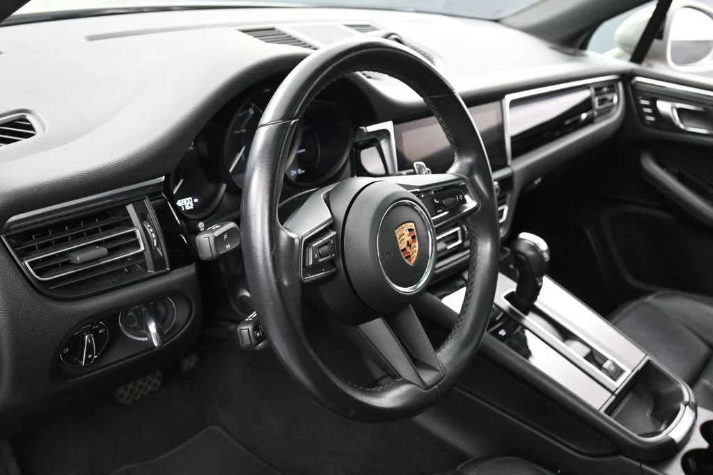 2023 Porsche Macan T interior, Black