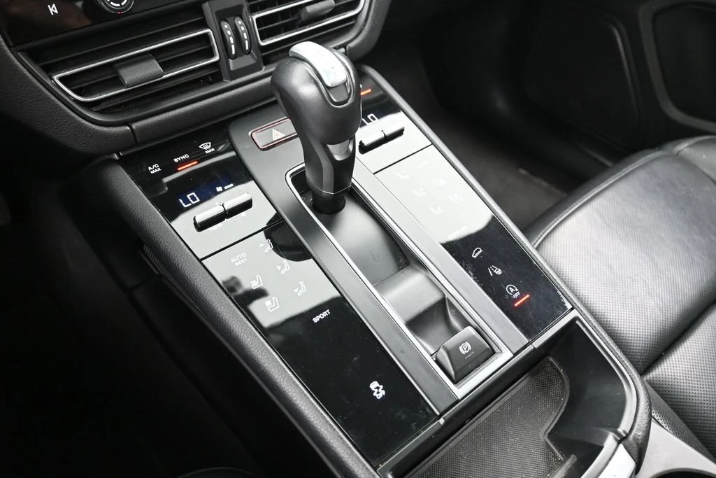 2023 Porsche Macan T interior, center console, Black