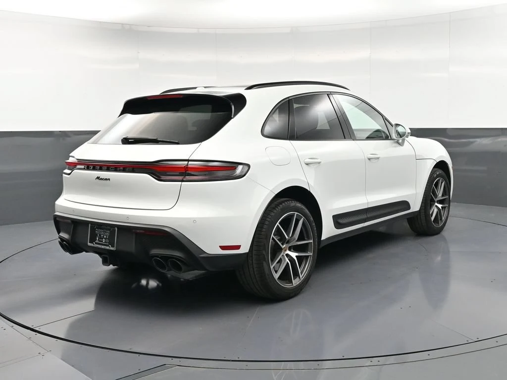 2023 Porsche Macan T, rear three-quarter view, White