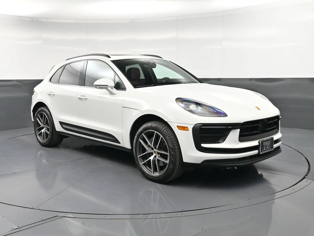 2023 Porsche Macan T for sale, front three-quarter view, White