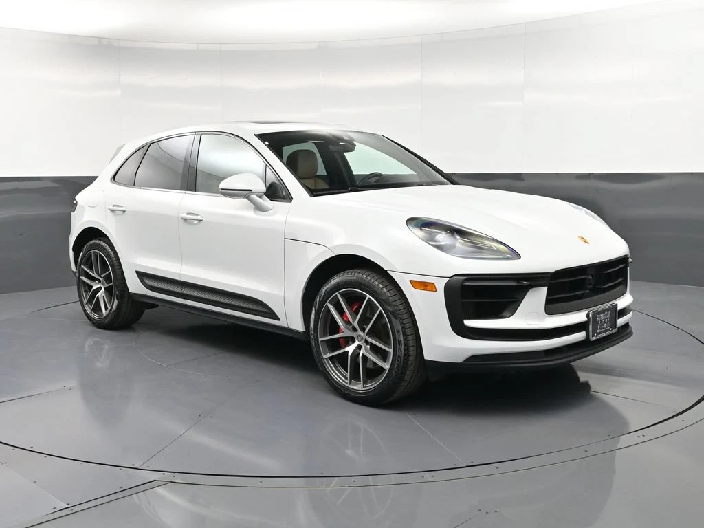 2024 Porsche Macan S for sale, front three-quarter view, White