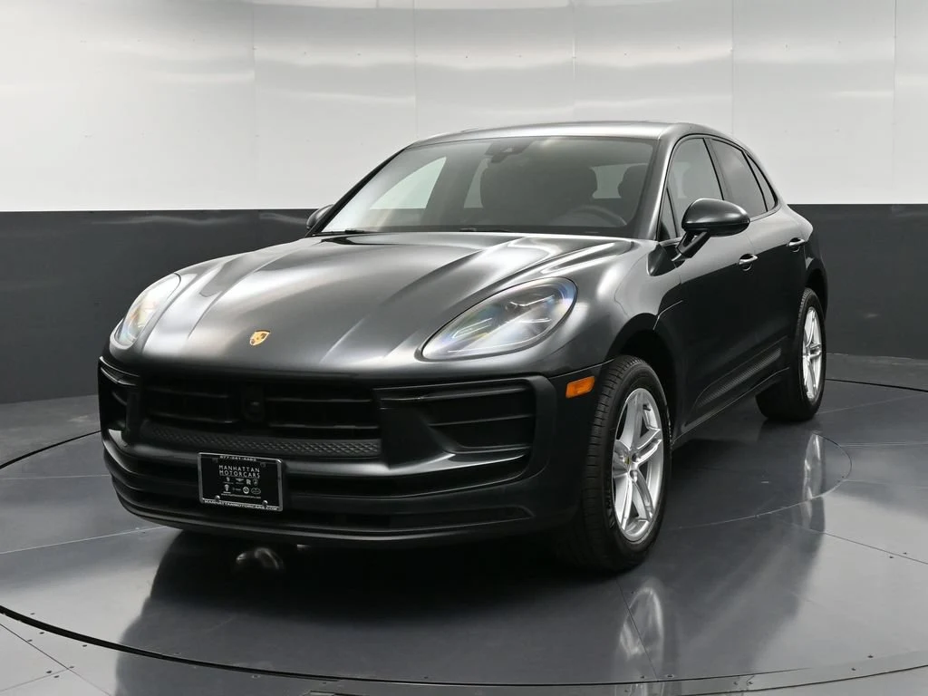 2025 Porsche Macan for sale, front three-quarter view, Grey