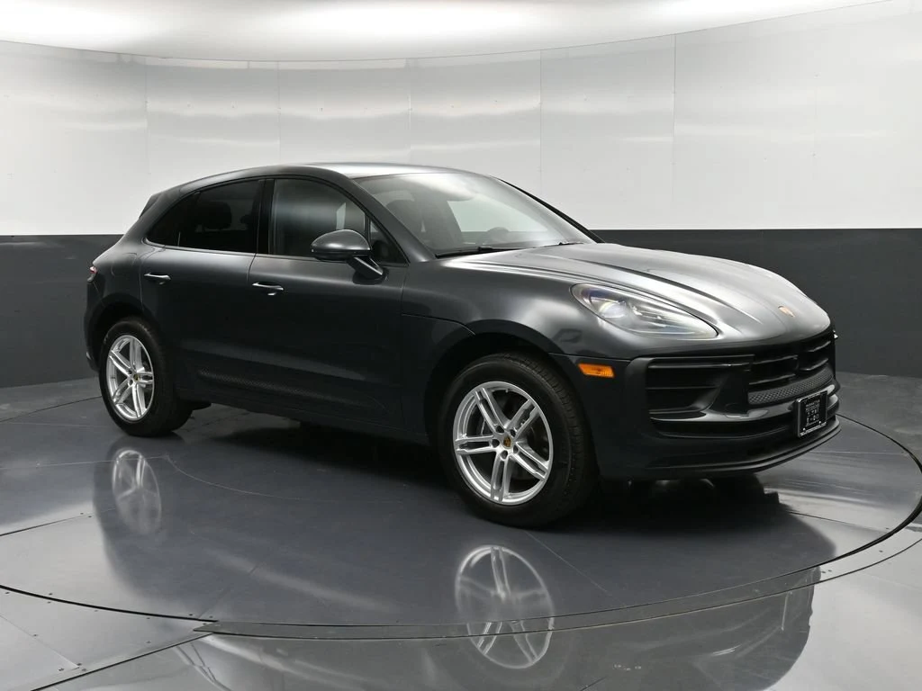 2025 Porsche Macan for sale, front three-quarter view, Grey