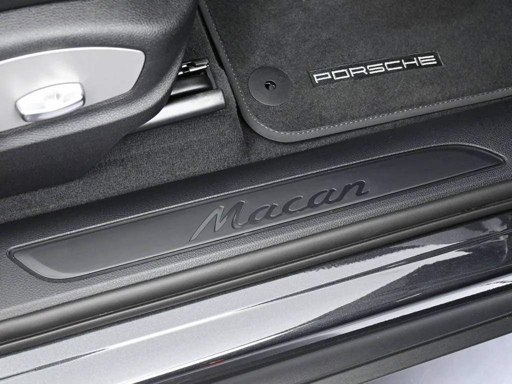 2025 Porsche Macan interior, door sill, Black