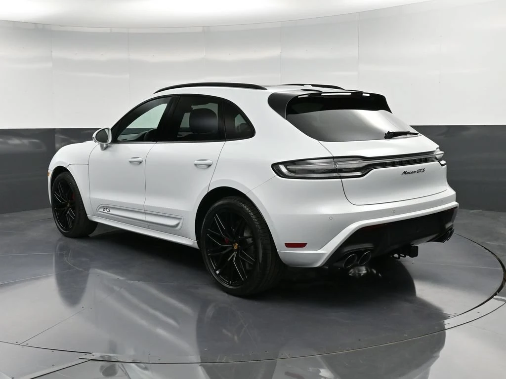 2026 Porsche Macan GTS, rear three-quarter view, White