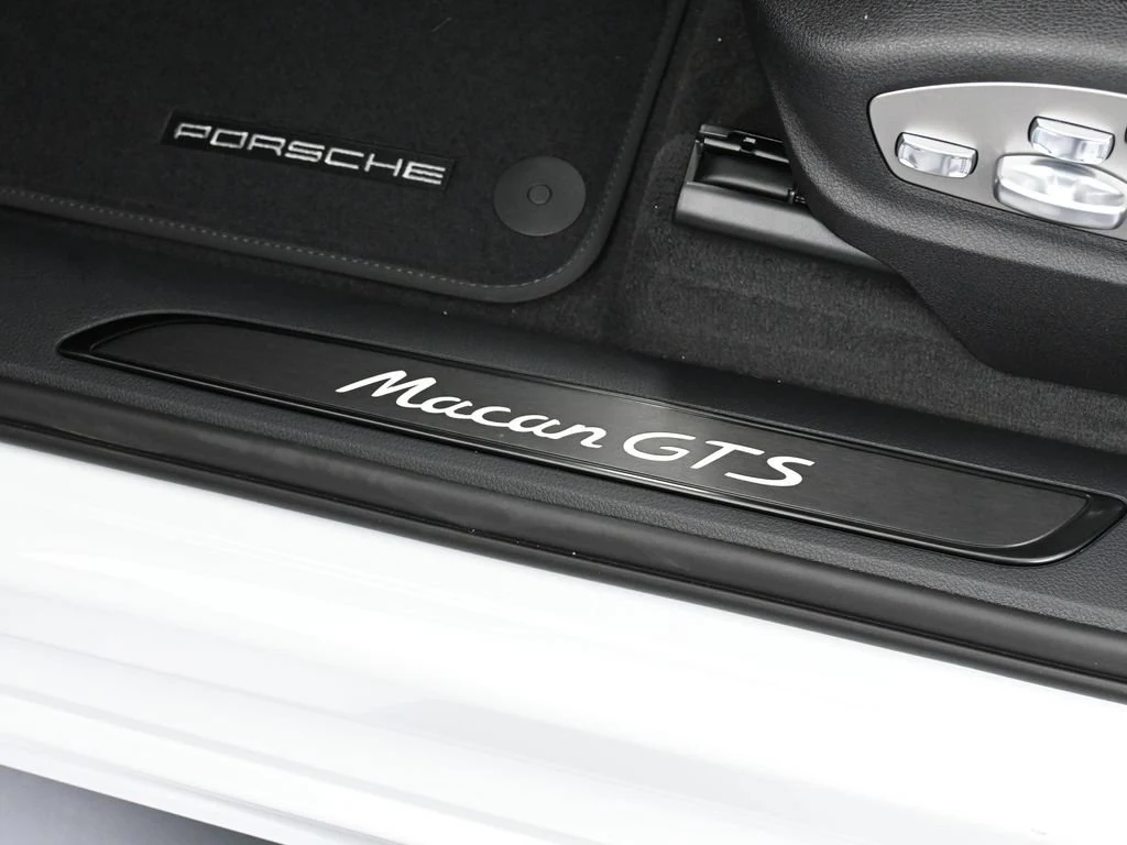 2026 Porsche Macan GTS interior, door sill, Black