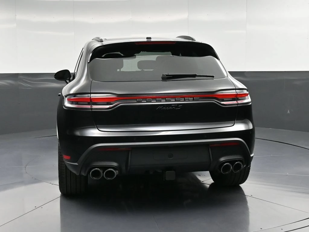 2026 Porsche Macan S, rear three-quarter view, Black