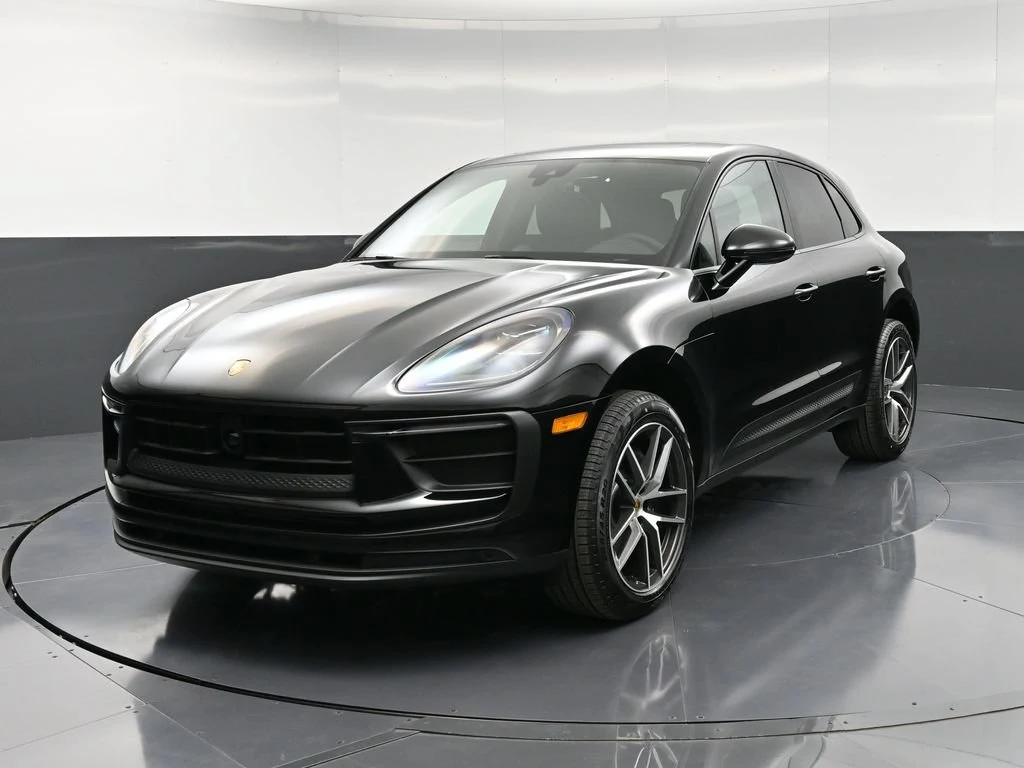2026 Porsche Macan for sale, front three-quarter view, Black