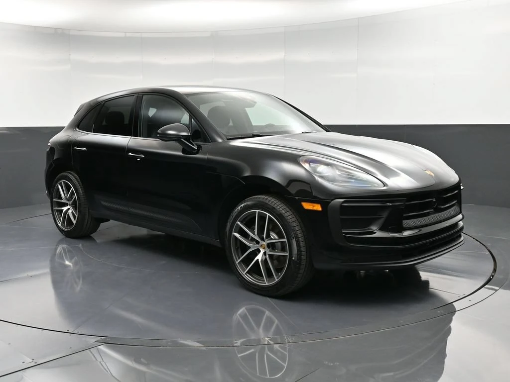 2026 Porsche Macan for sale, front three-quarter view, Black
