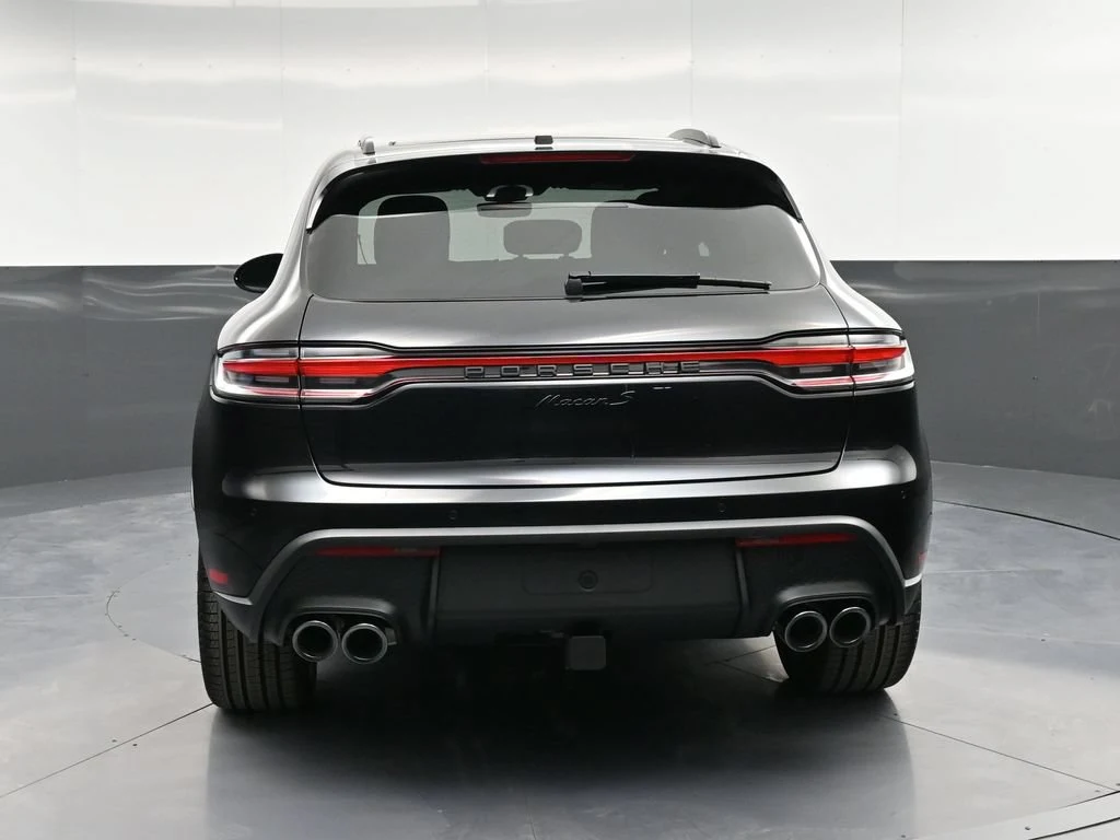 2026 Porsche Macan S, rear three-quarter view, Black